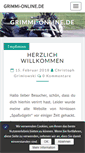 Mobile Screenshot of grimmi-online.de